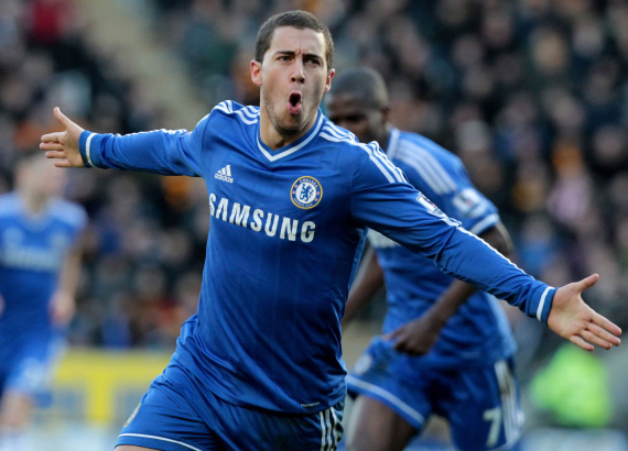 Chelsea's sterman Eden Hazard